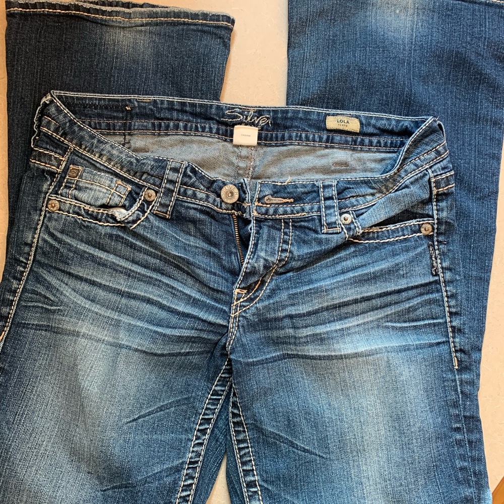 Lola Silver Jeans